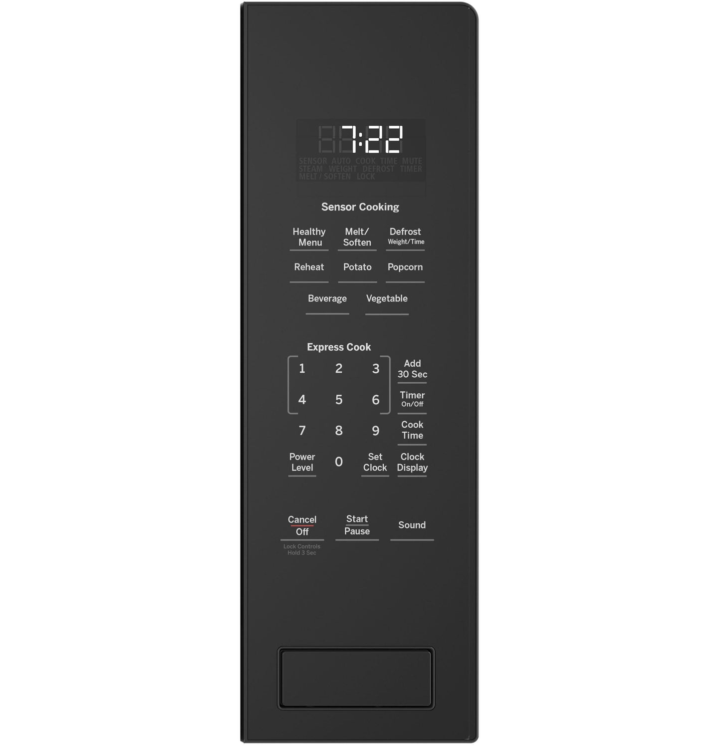 GE APPLIANCES PEB7227DLBB GE Profile Series 2.2 Cu. Ft. Built-in Sensor Microwave Oven