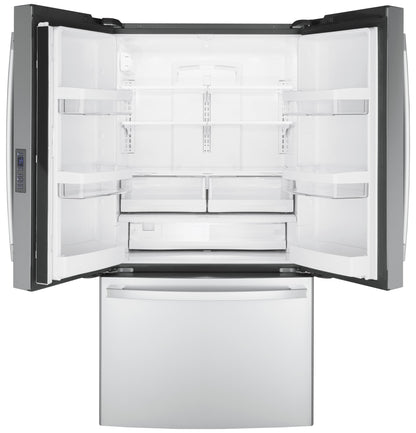 GE APPLIANCES GWE23GYNFS Ge Energy Star 23.1 Cu. Ft. Counter-depth Fingerprint RESISTA...