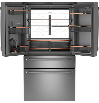 CAFE CJE23DP2WS1 Cafe Energy Star 23.2 Cu. Ft. Smart Counter-depth 4-DO...