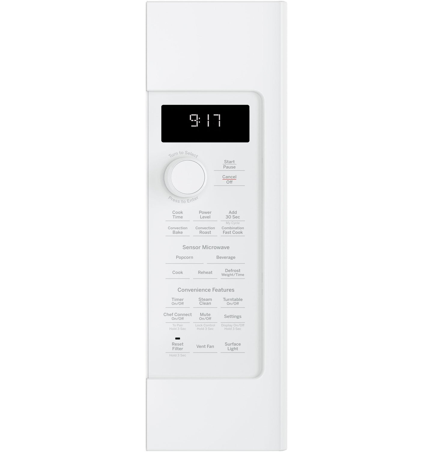 GE APPLIANCES PVM9179DRWW GE Profile 1.7 Cu. Ft. Convection Over-the-range Microwave Oven