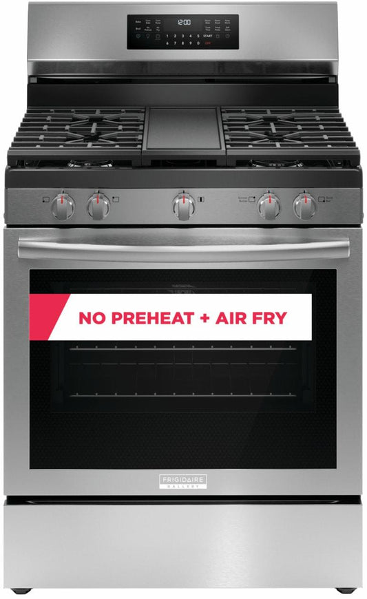 FRIGIDAIRE GCRG3060BF Frigidaire Gallery 30"" Rear Control Gas Range With Total Convection