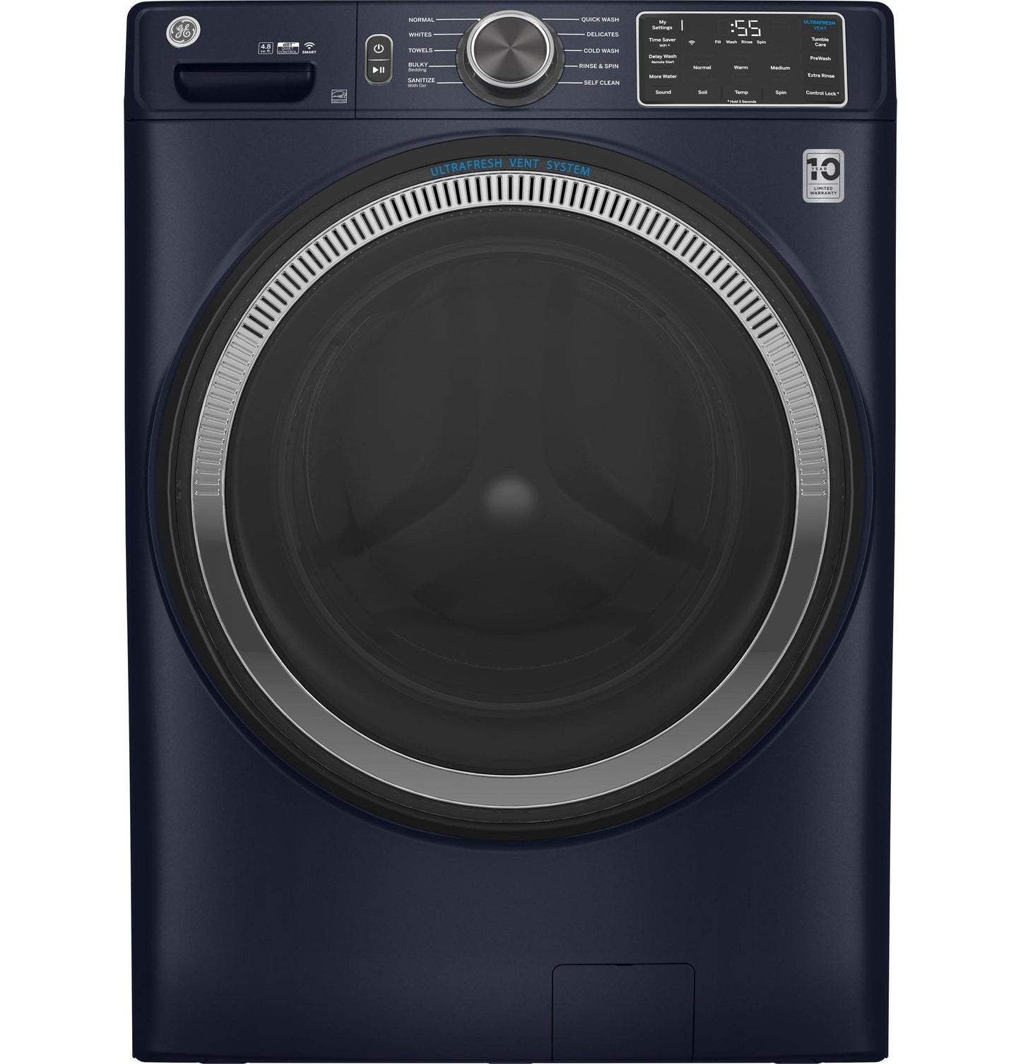 GE APPLIANCES GFW550SPRRS Ge 4.8 Cu. Ft. Capacity Smart Front Load Energy Star Washer W...
