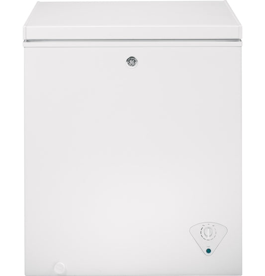 GE APPLIANCES FCM5STWW Ge 5.0 Cu. Ft. Manual Defrost Chest Freezer