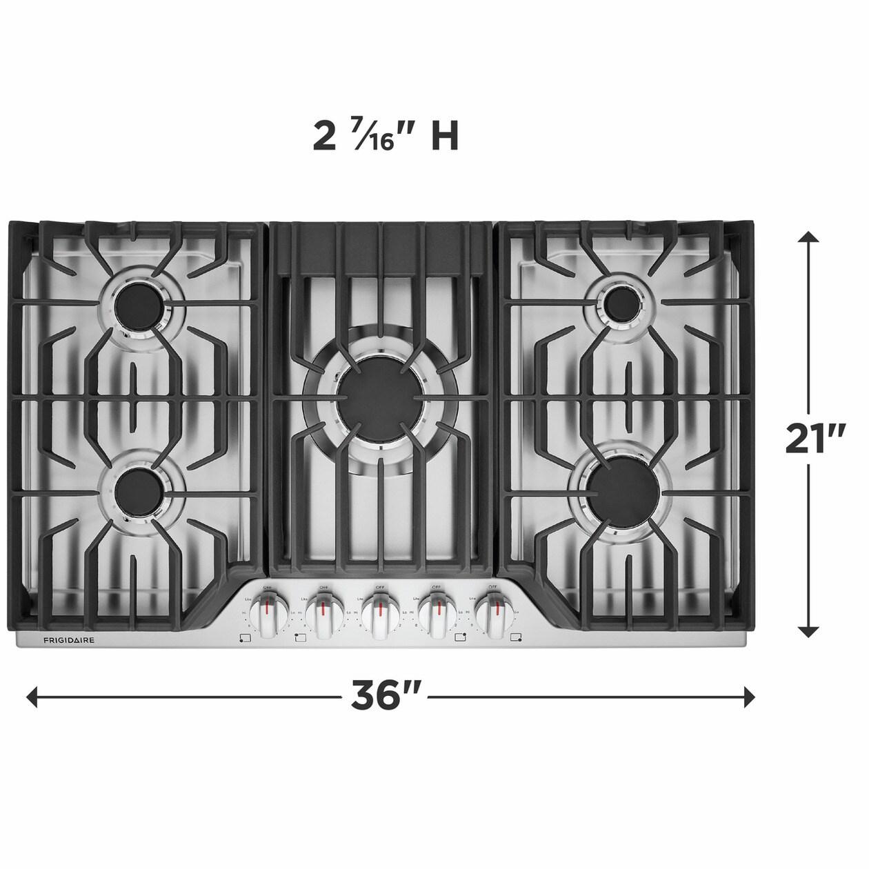 FRIGIDAIRE FCCG3627AS Frigidaire 36"" Gas Cooktop