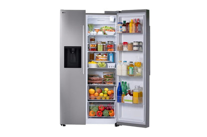 LG LS27T3230S 27 Cu. Ft. Standard-depth, Side-by-side Refrigerator, With Ice and ...