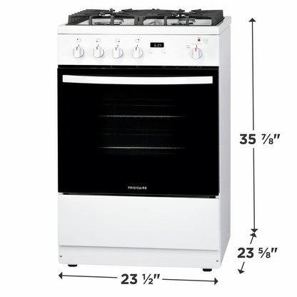 FRIGIDAIRE FFGH2422UW Frigidaire 24'' Front Control Freestanding Gas Range