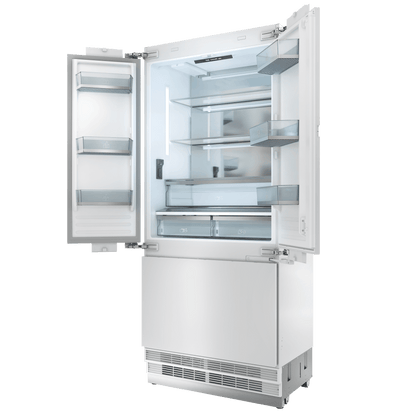 THOR KITCHEN XRF3619BFPSS Thor Kitchen 36-inch French Door Built-in Panel-ready Refrigerator ...