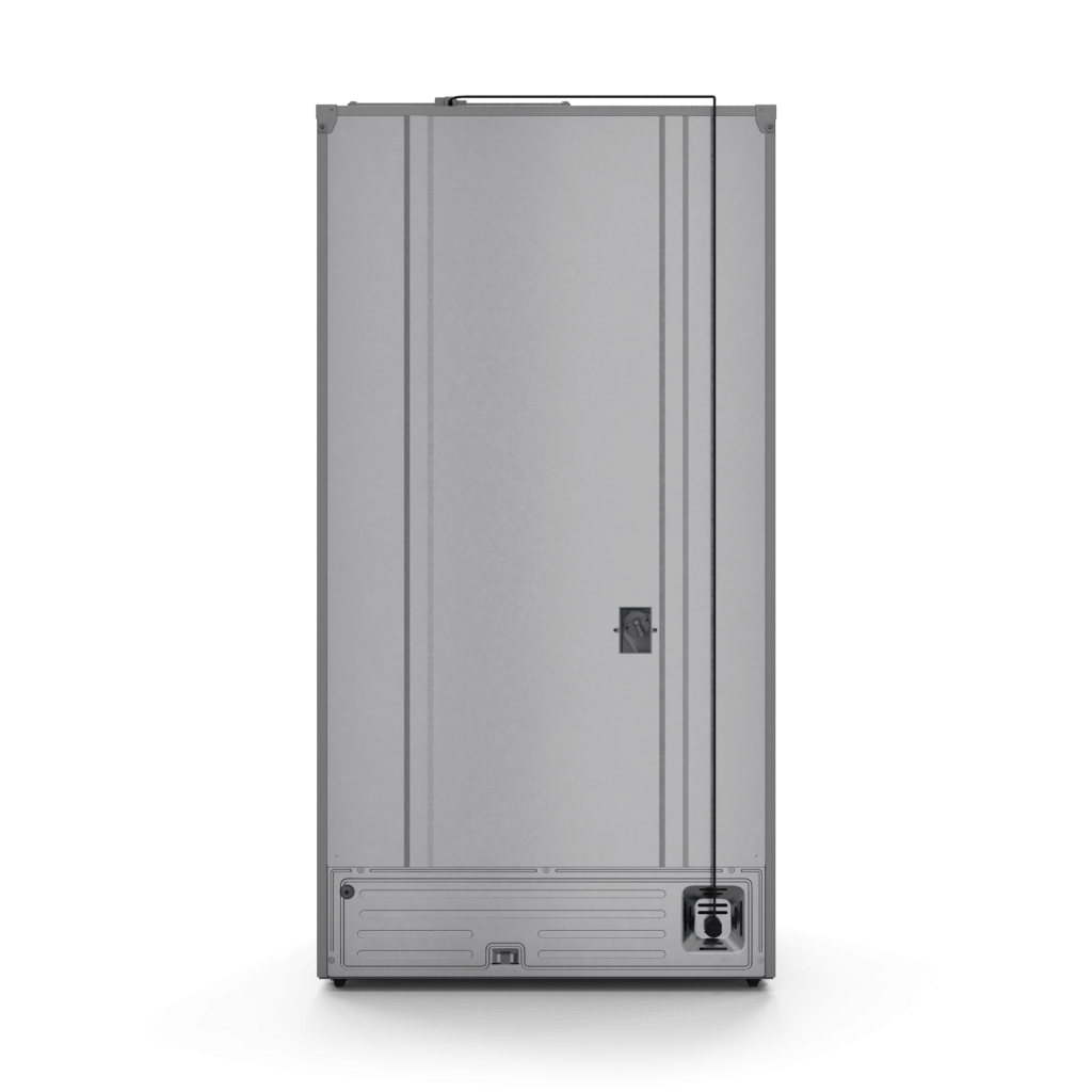 THOR KITCHEN RF3621CTD99 36 Inch 20.3 Cu Ft French Door Counter Depth Refrigerator With Ice ...