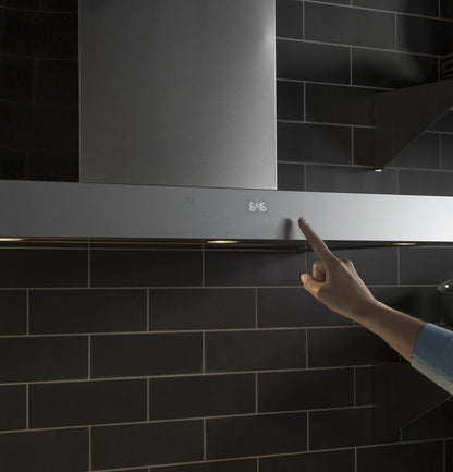 GE APPLIANCES UVW9361SLSS 36"" Wifi Enabled Designer Wall Mount Hood W/ Perimeter Venting