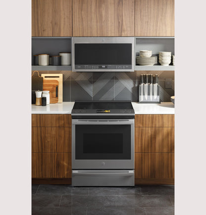 GE APPLIANCES PHS93XYPFS GE Profile 30"" Smart Slide-in Front-control Induction FINGERPRI...