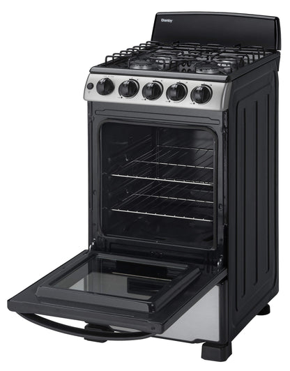 DANBY DR203BSSGLP Danby 20"" Wide Gas Range In Stainless Steel