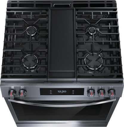 FRIGIDAIRE GCFG3060BD Frigidaire Gallery 30"" Front Control Gas Range With Total Convection
