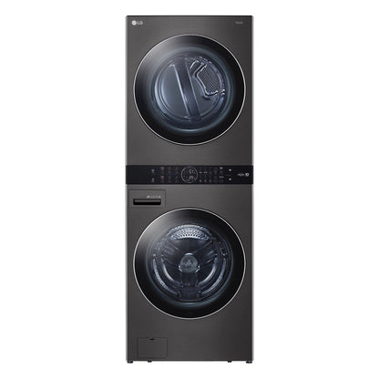 LG WKEX200HBA Single Unit Front Load LG Washtower With Center Control 4.5...