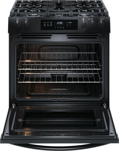 FRIGIDAIRE FCFG3062AB Frigidaire 30"" Front Control Gas Range With Quick Boil