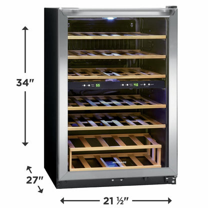 FRIGIDAIRE FRWW4543AS Frigidaire 45 Bottle Two-zone Wine Cooler