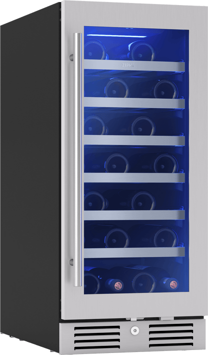 ZEPHYR PRW15C01CG Zephyr 15"" Single Zone Wine Cooler