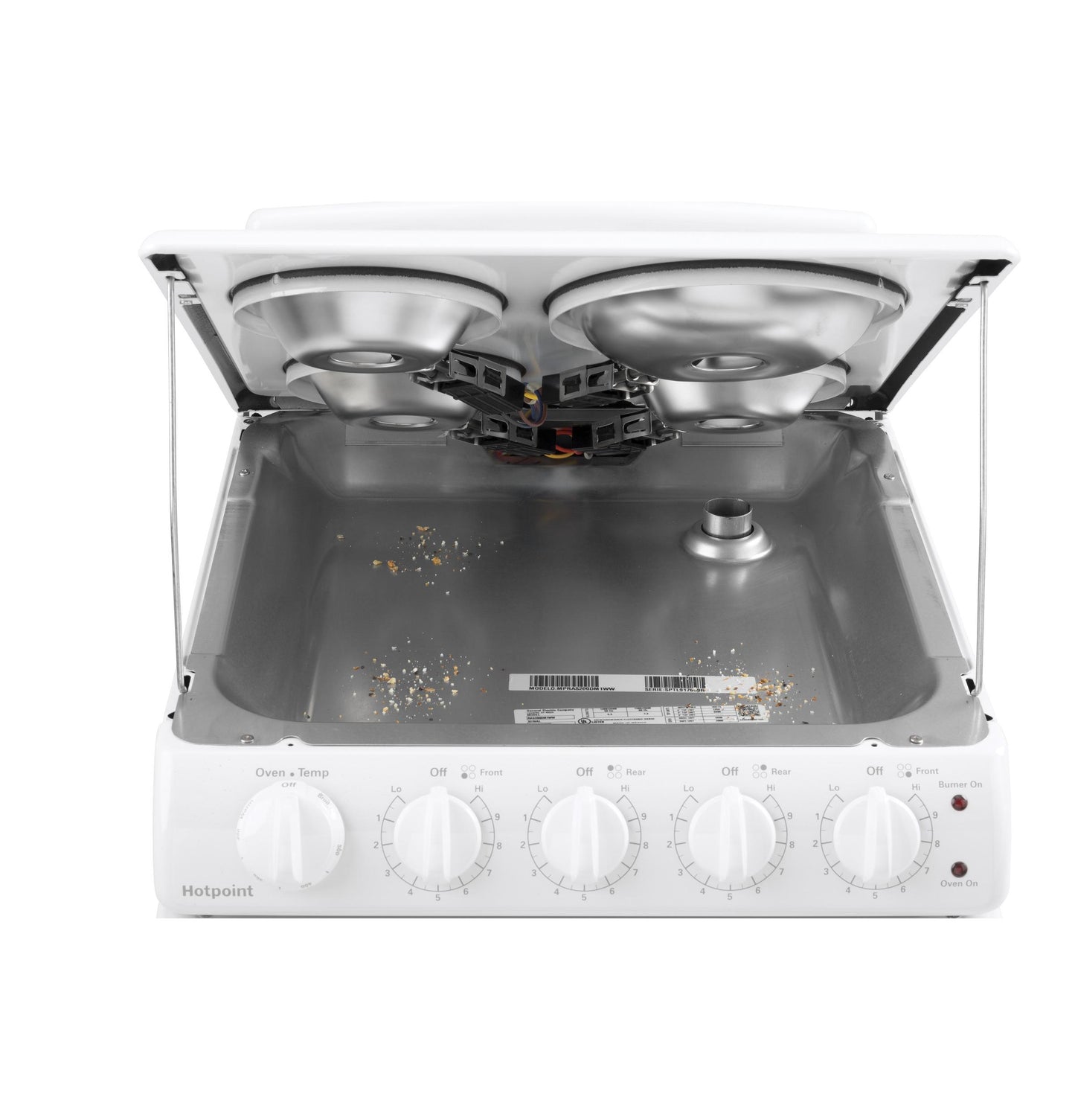 HOTPOINT RAS200DMWW Hotpoint 20"" Electric Free-standing Front-control Electric Range