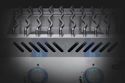 NAPOLEON BBQ BIB18RTNSS Built-in 700 Series Dual Range Top Burner With Stainless Steel COVE...