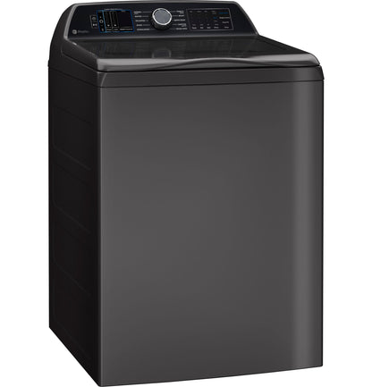 GE APPLIANCES PTW905BPTDG GE Profile 5.3 Cu. Ft. Capacity Washer With Smarter Wash TECHNO...
