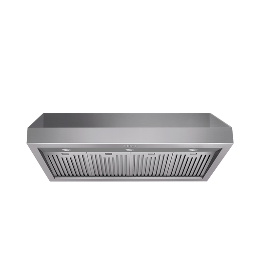 THOR KITCHEN TRH4805 48 Inch Professional Range Hood, 16.5 Inches Tall In Stainless Steel
