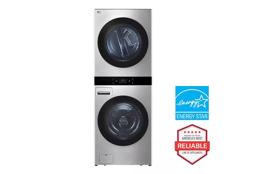 LG SWWE50N3 LG Studio Washtower Smart Front Load 5.0 Cu. Ft. Washer and 7.4...
