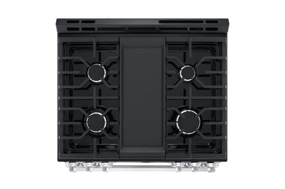 LG LSGL5833X 5.8 Cu. Ft. Smart Gas Slide-in Range With Convection, Air Fry and E...