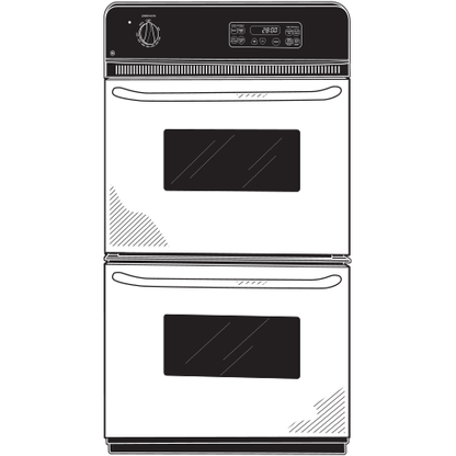 GE APPLIANCES JRP28SKSS GE Appliances 24"" Double Wall Oven