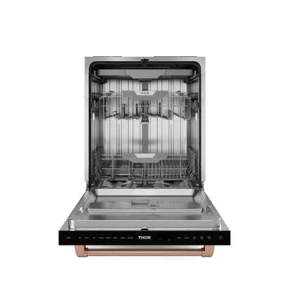 THOR KITCHEN DW24X8BA00RSG 24 Inch Dishwasher Stainless Black/rose Gold | Gordon Ramsay SERIES...