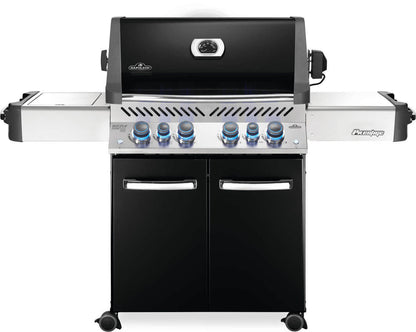 NAPOLEON BBQ P500RSIBNK3 Prestige 500 Rsib Infrared Side & Rear Burners Black , Natural Gas