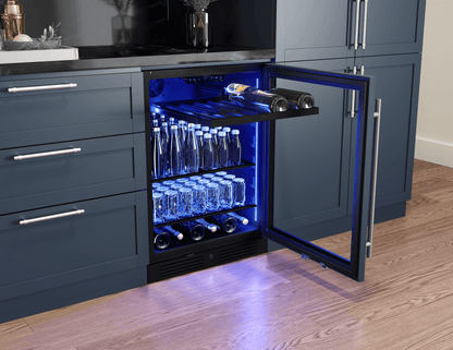 ZEPHYR PRB24C01CPG Zephyr 24"" Panel Ready Single Zone Beverage Cooler
