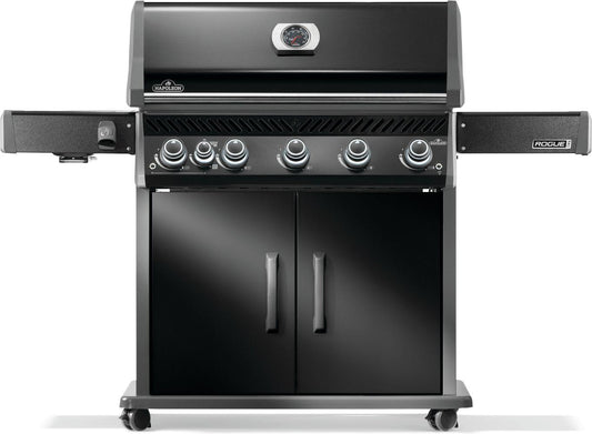 NAPOLEON BBQ RP625SIBPK2 Rogue Pro 625 Sib With Infrared Side Burner , Propane, Black