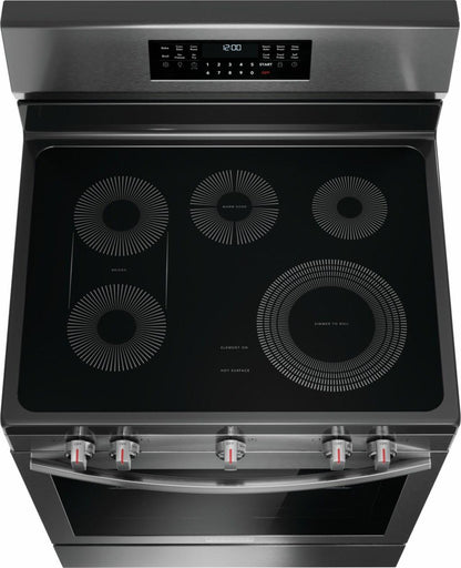FRIGIDAIRE GCRE3060BD Frigidaire Gallery 30"" Rear Control Electric Range With Total CONVE...