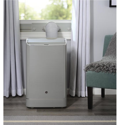 GE APPLIANCES APCD10JASG Ge 10,500 BTU Portable Air Conditioner With Dehumidifier and REM...