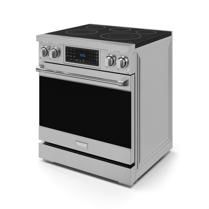 THOR KITCHEN RSE30 30 Inch Professional Electric Range With Tilt Panel Touch Control I...