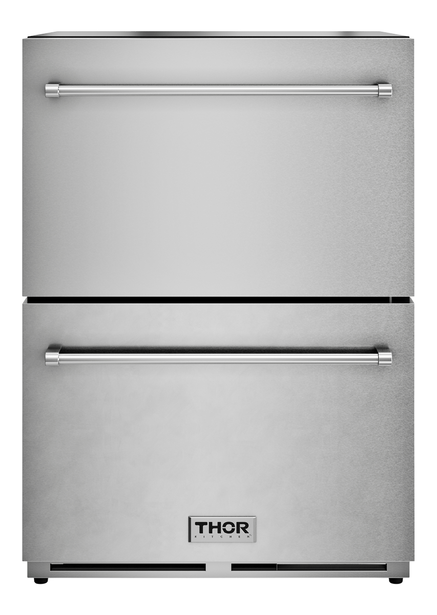 THOR KITCHEN TRZ24U 24-inch Indoor Outdoor Freezer Drawer In Stainless Steel - Trz24u