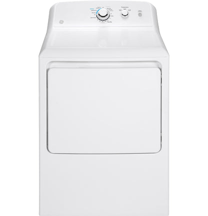 GE APPLIANCES GTX33GASKWW Ge 6.2 Cu. Ft. Capacity Aluminized Alloy Drum Gas Dryer