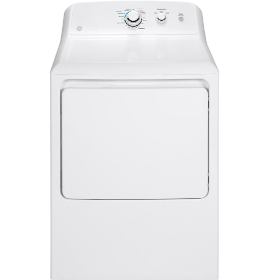 GE APPLIANCES GTX33GASKWW Ge 6.2 Cu. Ft. Capacity Aluminized Alloy Drum Gas Dryer