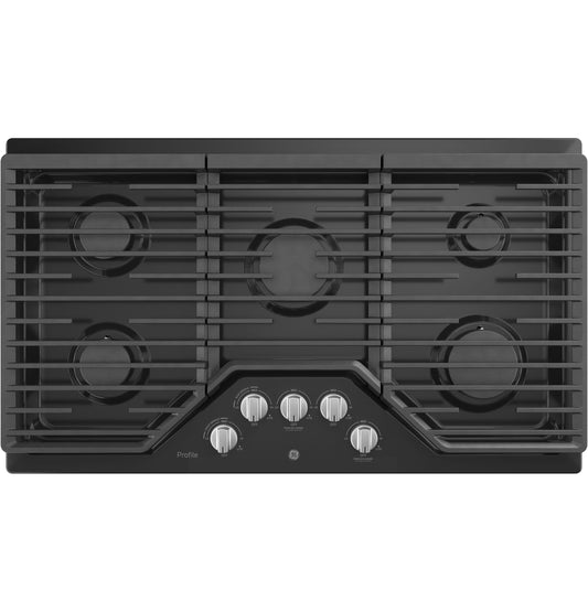 GE APPLIANCES PGP7036DLBB GE Profile Series 36"" Built-in Gas Cooktop