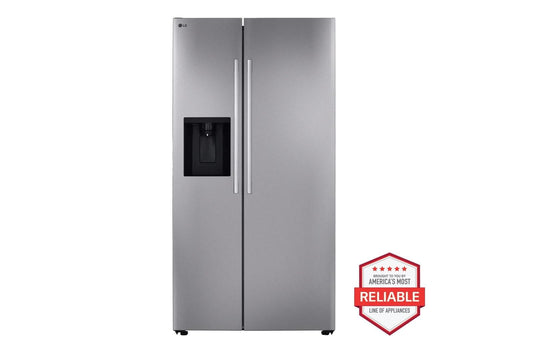 LG LS27T3230S 27 Cu. Ft. Standard-depth, Side-by-side Refrigerator, With Ice and ...