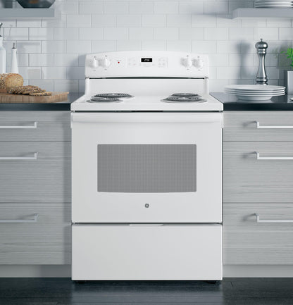 GE APPLIANCES JB256DMWW Ge 30"" Free-standing Electric Range