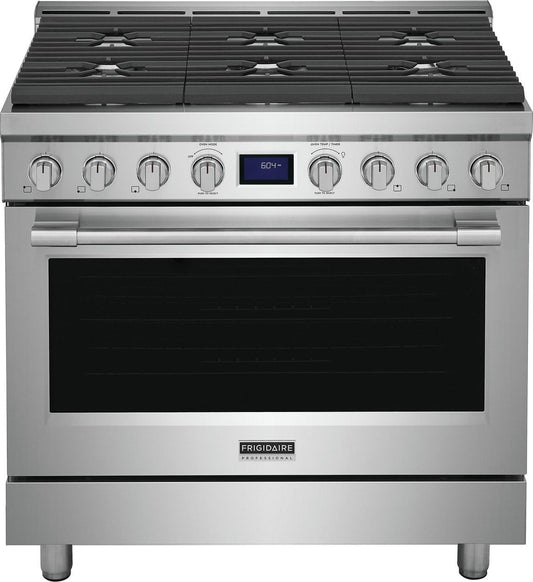 FRIGIDAIRE PCFG3670AF Frigidaire Professional 36"" Front Control Freestanding Gas Range