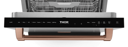 THOR KITCHEN DW24X8BA99RSG 24 Inch Dishwasher Stainless Steel/rose Gold | Gordon Ramsay SERIES...