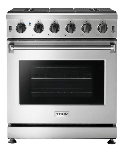 THOR KITCHEN LRG3001U Thor Kitchen - 30 Inch Professional Gas Range In Stainless Steel
