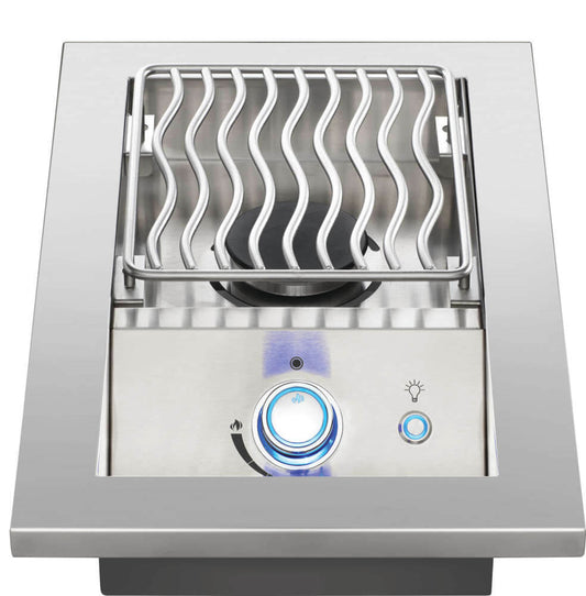 NAPOLEON BBQ BIB10RTNSS Built-in 700 Series Single Range Top Burner With Stainless Steel CO...