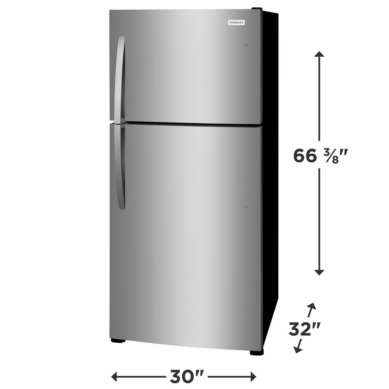 FRIGIDAIRE FFHT2022AS Frigidaire 20.0 Cu. Ft. Top Freezer Refrigerator