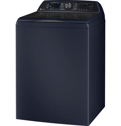 GE APPLIANCES PTW905BPTRS GE Profile 5.3 Cu. Ft. Capacity Washer With Smarter Wash TECHNO...