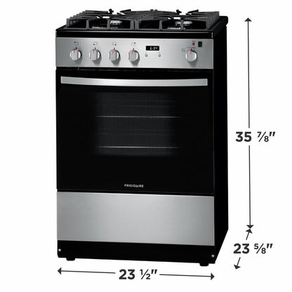 FRIGIDAIRE FFGH2422US Frigidaire 24'' Front Control Freestanding Gas Range