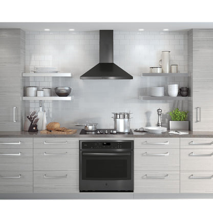 GE APPLIANCES JVW5301BJTS Ge 30"" Wall-mount Pyramid Chimney Hood