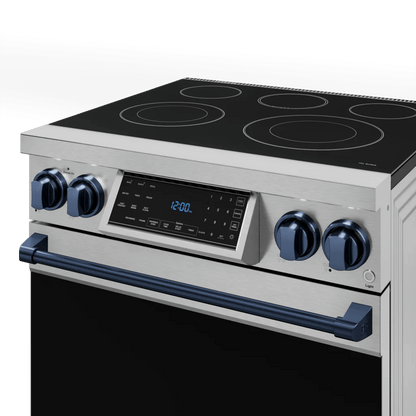 THOR KITCHEN RSE30BLU 30 Inch Professional Electric Range With Tilt Panel Touch Control I...