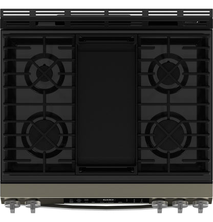 GE APPLIANCES GGS600AVES Ge 30"" Slide-in Front-control Convection Gas Range With No PREHE...